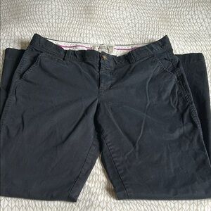 Women’s Black Bootcut Chino Pants - Size 10